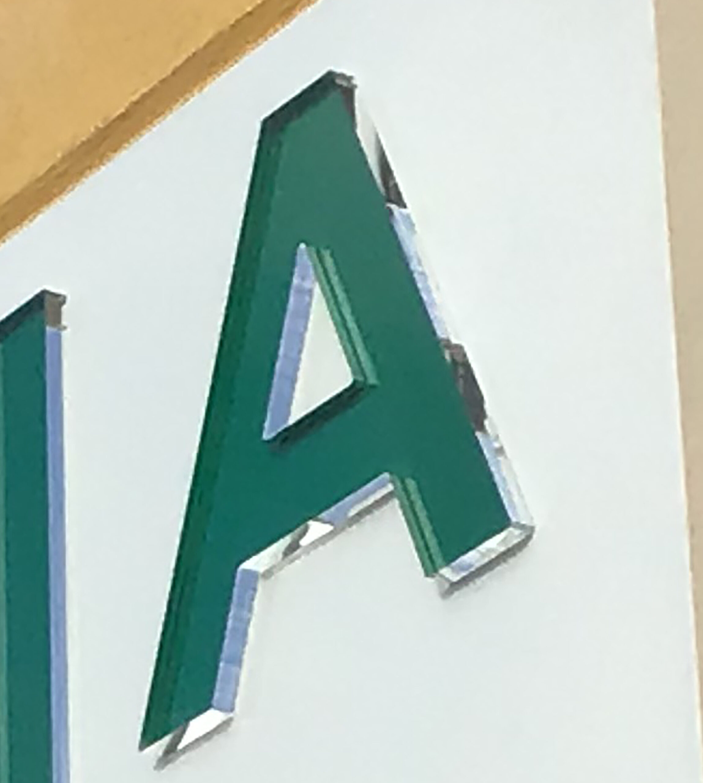 Insegna CASSONETTO TRAFORATO EFFETTO SPECCHIO - immagine 2